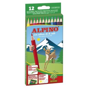 LAPICES COLORES ALPINO 654 CAJA DE 12 COLORES